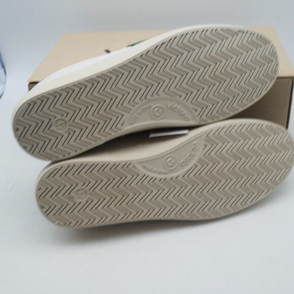 NEW Victoria Women's 10.5 Berlin Botella White Green Leather Shoes Size 42 - Picture 8 of 13